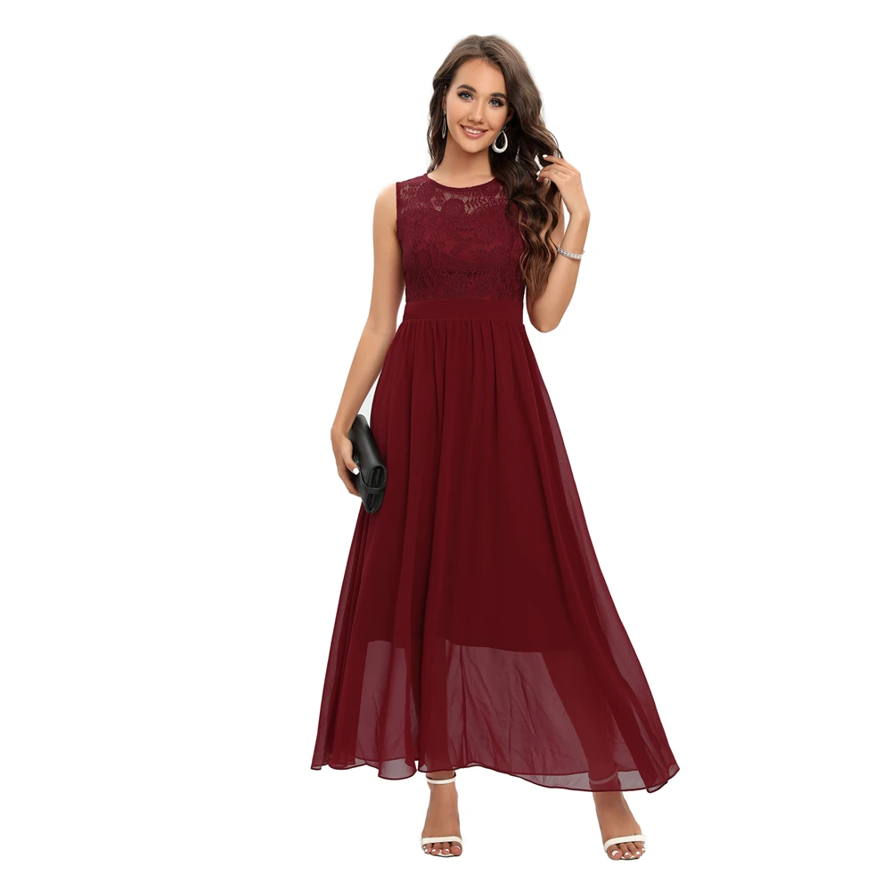 2024 Wholesale Burgundy Evening Dress A Line Lace Top Tea Length Cheap Wedding Party Gowns Robe De Soiree In Stock
2024 Wholesale Burgundy Evening Dress A Line Lace Top Tea Length Cheap Wedding Party Gowns Robe De Soiree In Stock