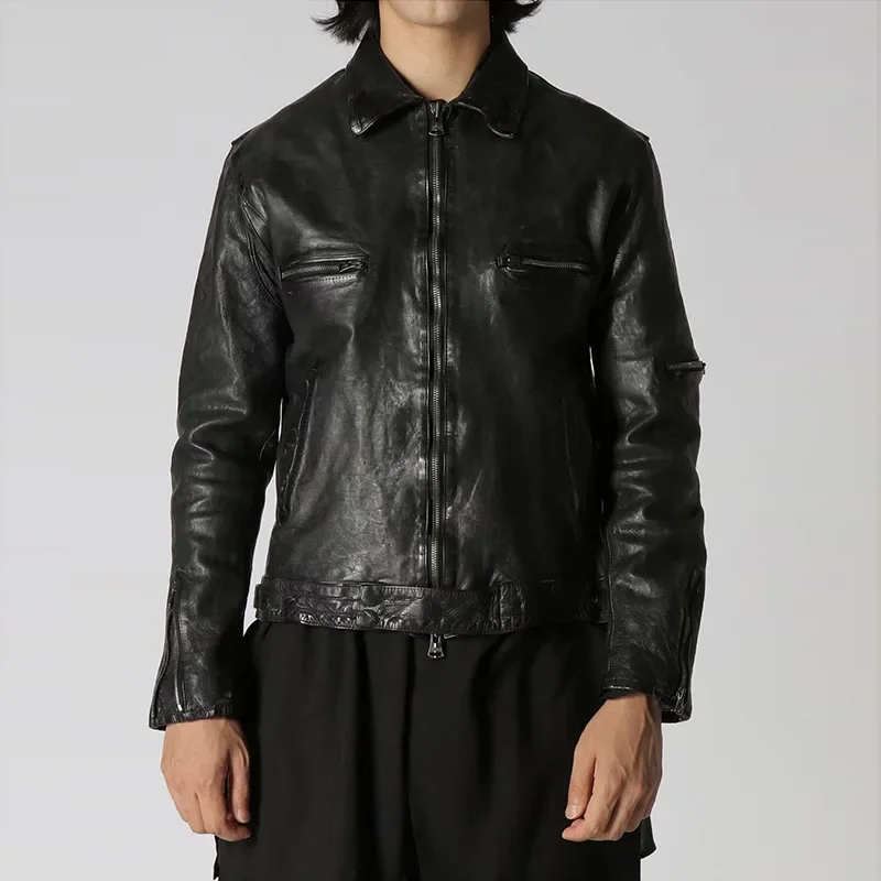 YOJI OOAK motorcycle jacket leather jacket men's leather lapel GUIDI jacket jacket Japan
YOJI OOAK motorcycle jacket leather jacket men's leather lapel GUIDI jacket jacket Japan