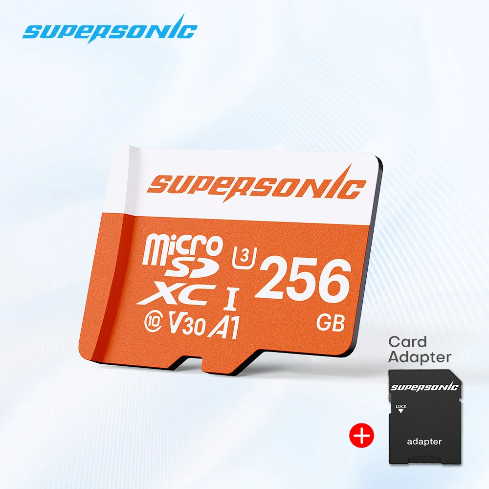 Высокоскоростная карта Supersonic 256G 128G 64G 32G для ПК и телефона, мобильного телевидения, карта памяти TF, SD-карта U3, карта памяти C10 с адаптером
Высокоскоростная карта Supersonic 256G 128G 64G 32G для ПК и телефона, мобильного телевидения, карта памяти TF, SD-карта U3, карта памяти C10 с адаптером