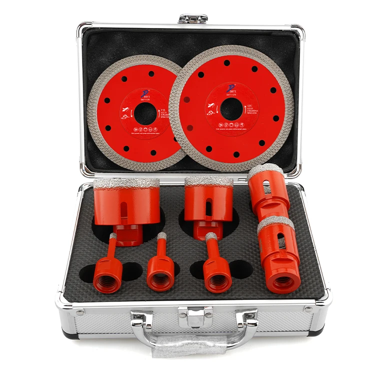 M14 High Speed Steel Drill Bit Set Vacuum Brazed Tile Hole Saw Core Drill Bit for Concrete and Marble Cutting
M14 High Speed Steel Drill Bit Set Vacuum Brazed Tile Hole Saw Core Drill Bit for Concrete and Marble Cutting