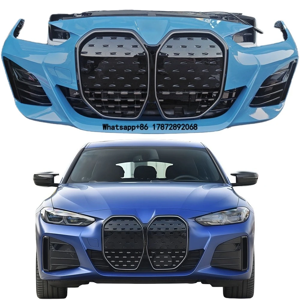 Front Bumper Assembly for I4 G22/G23/G26 Models (2021-2024), Including Radiator, Hood, Fenders, and Body Kit.
Front Bumper Assembly for I4 G22/G23/G26 Models (2021-2024), Including Radiator, Hood, Fenders, and Body Kit.