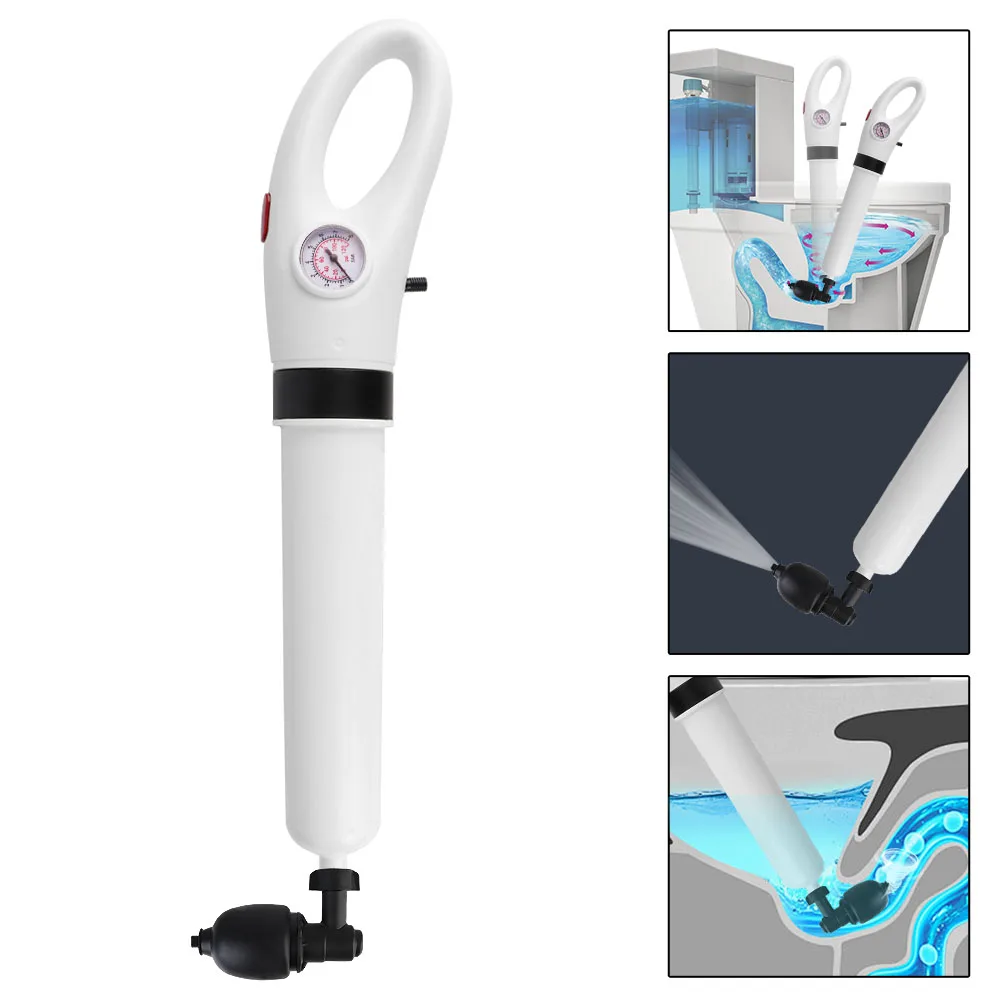 Sewer Pipe Unblocker Dredge Clog Remover Dredge Clog Remover Toilet Plunger Air Drain Blaster High Pressure Drain Plunger
Sewer Pipe Unblocker Dredge Clog Remover Dredge Clog Remover Toilet Plunger Air Drain Blaster High Pressure Drain Plunger