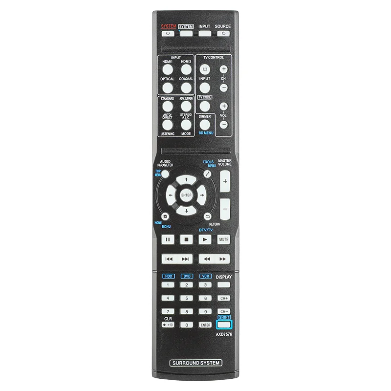 AXD7576 Remote Control Compatible with Pioneer Sound Bar Surround System HTP-SB300 HTPSB300
AXD7576 Remote Control Compatible with Pioneer Sound Bar Surround System HTP-SB300 HTPSB300