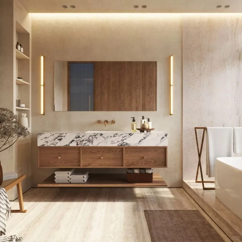 Hot Sale Bathroom Cabinet with Light Emitting Diode Mirror Cabinet Marble Sink Plywood Bathroom Vanity
Hot Sale Bathroom Cabinet with Light Emitting Diode Mirror Cabinet Marble Sink Plywood Bathroom Vanity