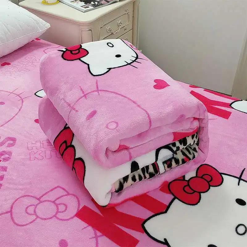 Sanrios Y2K Hello Kittys Flannel Blanket Anime Covered Super Soft Blanket Thicken Kawaii Sheet Winter Individual Double Blanket
Sanrios Y2K Hello Kittys Flannel Blanket Anime Covered Super Soft Blanket Thicken Kawaii Sheet Winter Individual Double Blanket