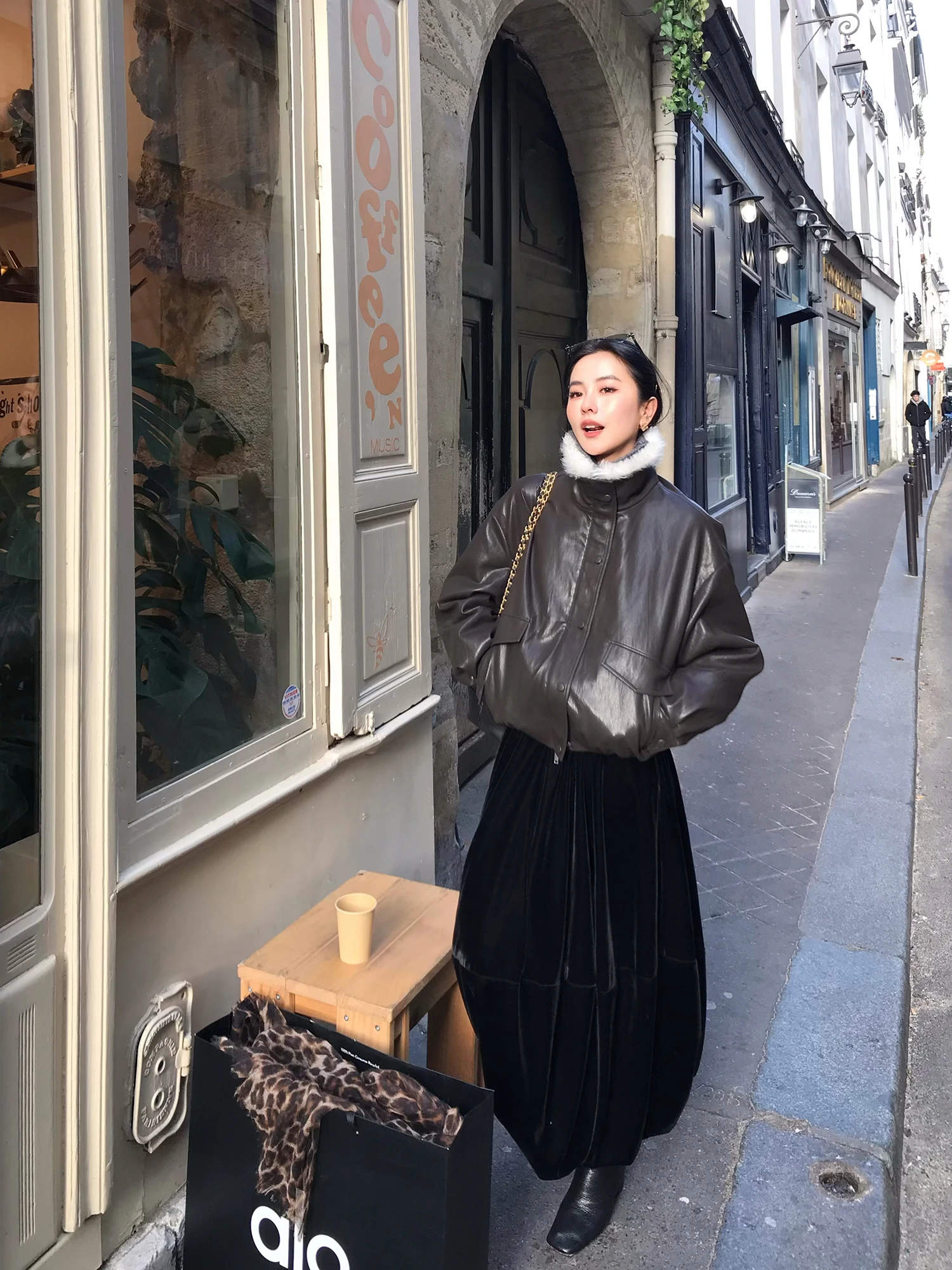 Ele Bla Velvet A-Line 3D Draped Slimming Lantern Silhouette Flower Bud f-length Skirt Faionable Women's High-waist...
Ele Bla Velvet A-Line 3D Draped Slimming Lantern Silhouette Flower Bud f-length Skirt Faionable Women's High-waist...