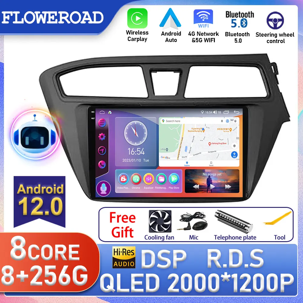 Android For Hyundai I20 2014 - 2019 Car Radio Stereo Multimedia Navigation GPS Video Autoradio Player Carplay Monitor Screen
Android For Hyundai I20 2014 - 2019 Car Radio Stereo Multimedia Navigation GPS Video Autoradio Player Carplay Monitor Screen
