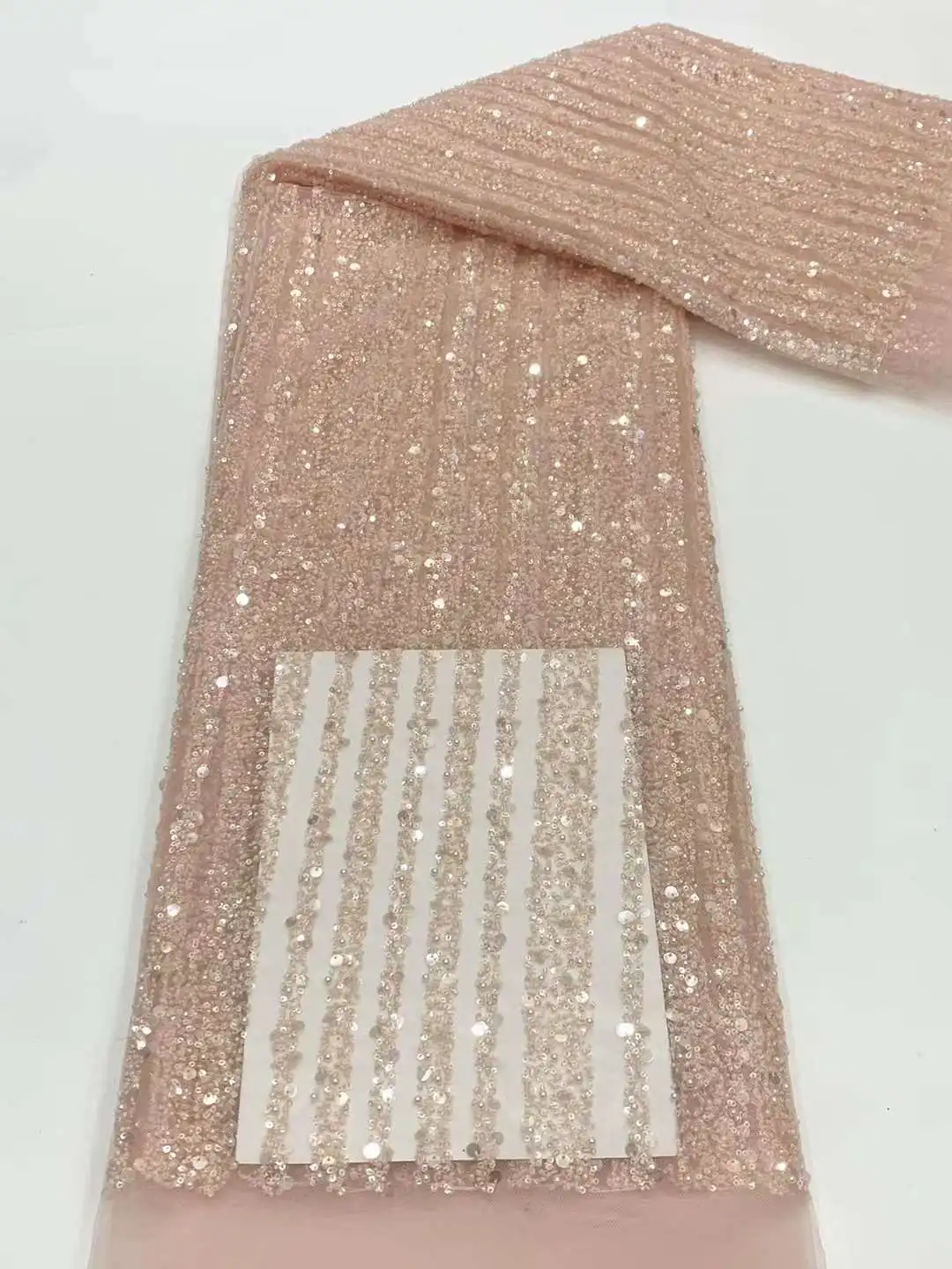 Popular Design Sequins Beads Embroidery French Mesh Yarn African Nigeria Lace Fabric For Evening Dresses Weddings Party
Popular Design Sequins Beads Embroidery French Mesh Yarn African Nigeria Lace Fabric For Evening Dresses Weddings Party