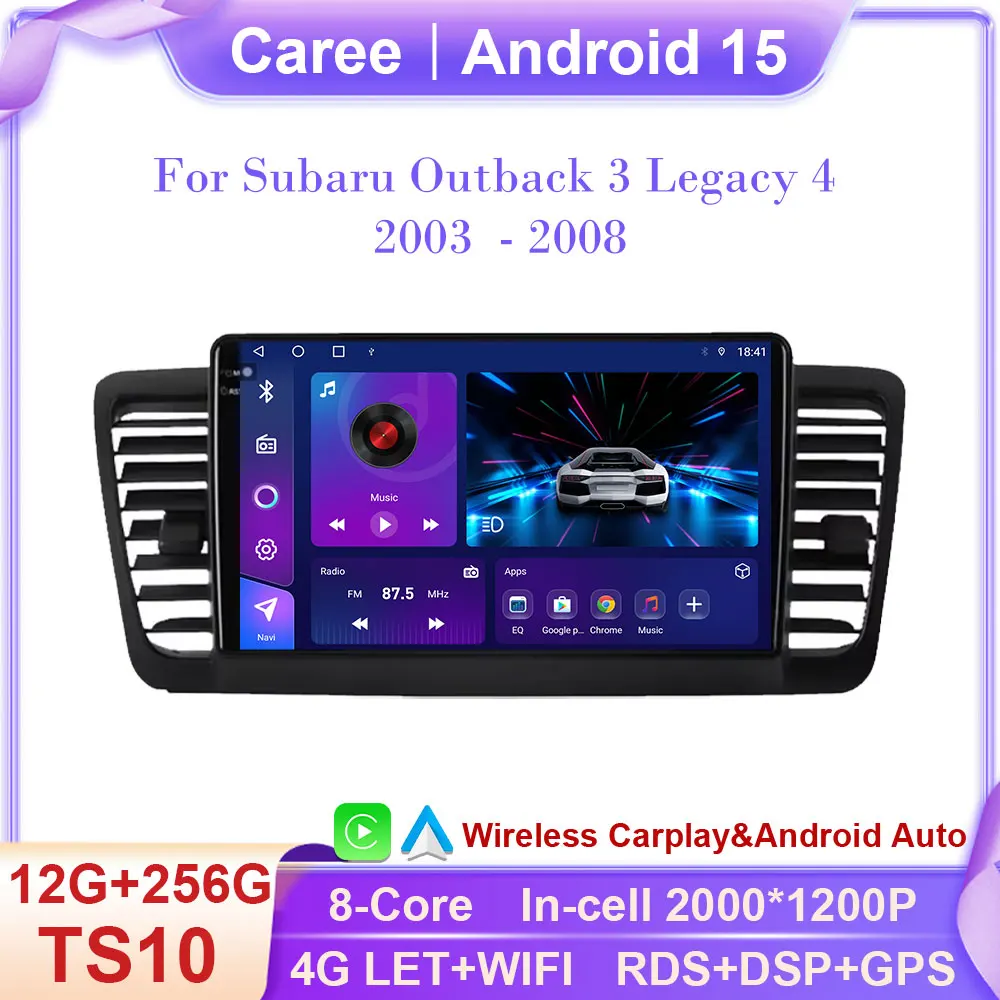 Android 14 Car Radio Carplay Multimedia For Subaru Outback 3 Legacy 4 2003 2004 2005 2006 2007 2008 2009 Navigation GPS Stereo
Android 14 Car Radio Carplay Multimedia For Subaru Outback 3 Legacy 4 2003 2004 2005 2006 2007 2008 2009 Navigation GPS Stereo