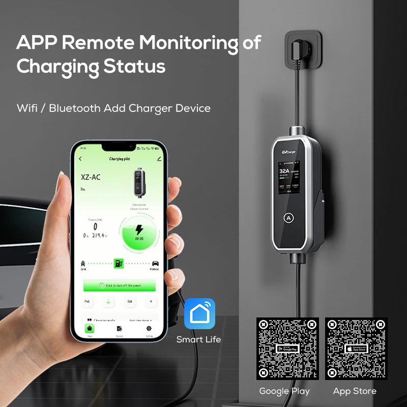 Портативное зарядное устройство для электромобилей мощностью 3,5 кВт, тип 1, зарядная станция 16 А с вилкой CEE для быстрой зарядки электромобилей
Портативное зарядное устройство для электромобилей мощностью 3,5 кВт, тип 1, зарядная станция 16 А с вилкой CEE для быстрой зарядки электромобилей