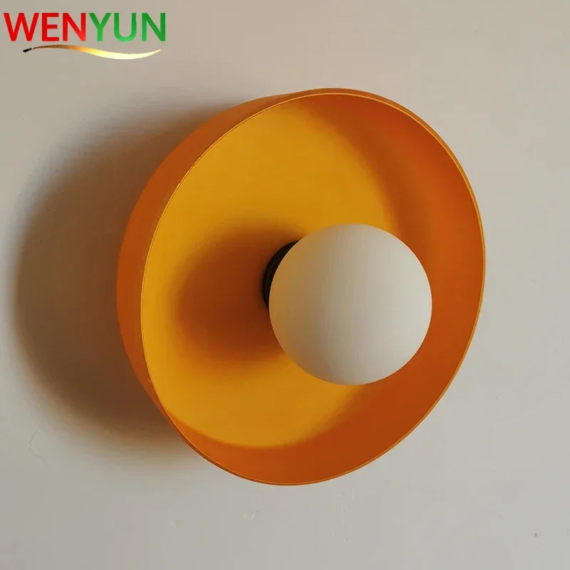 2026 Italy Designer Glass Wall Lamp for Living Room Bedroom Balcony Corridor Decor White Green Orange Lampshade Wall Light
2026 Italy Designer Glass Wall Lamp for Living Room Bedroom Balcony Corridor Decor White Green Orange Lampshade Wall Light