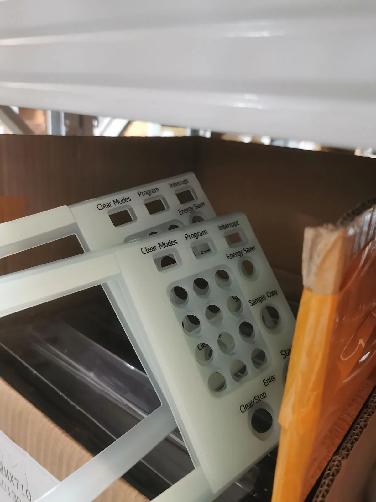 5PCS new control panel For Ricoh Copier Controll Panel Button Frame MP 7500 6500 8000 8001 9001 AFICIO 2075 2060