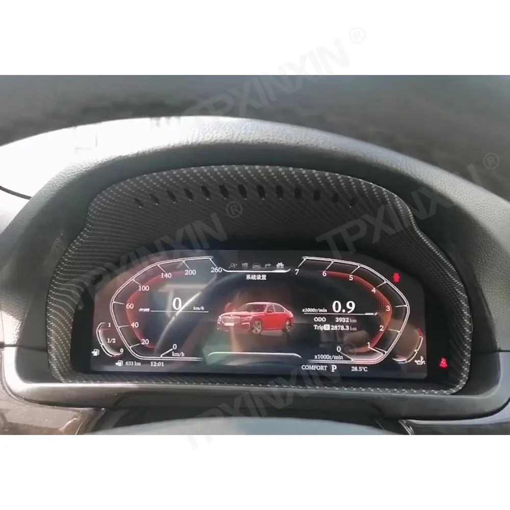 Для BMW углеродное волокно Автомобильный цифровой кластер Виртуальная кабина SpeedMeter ЖК-приборная панель мультимедийный блок Панель
Для BMW углеродное волокно Автомобильный цифровой кластер Виртуальная кабина SpeedMeter ЖК-приборная панель мультимедийный блок Панель