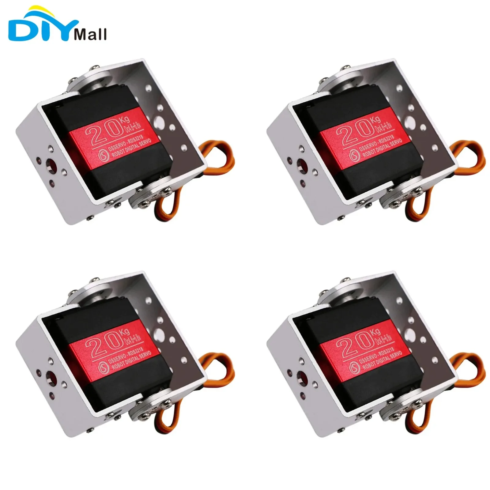 RDS3218 20KG Dual Shaft RC Digital Servo with U Mount Bracket , Waterproof Robot Arm Servo - High Torque Full Metal Gear Servo
RDS3218 20KG Dual Shaft RC Digital Servo with U Mount Bracket , Waterproof Robot Arm Servo - High Torque Full Metal Gear Servo