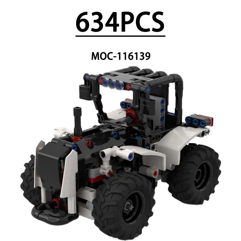 MOC-116139 Конструктор-модель фермерского трактора, 634 детали, развивающая игрушка для детей, подарок на День рождения, Рождество, Новый год
MOC-116139 Конструктор-модель фермерского трактора, 634 детали, развивающая игрушка для детей, подарок на День рождения, Рождество, Новый год