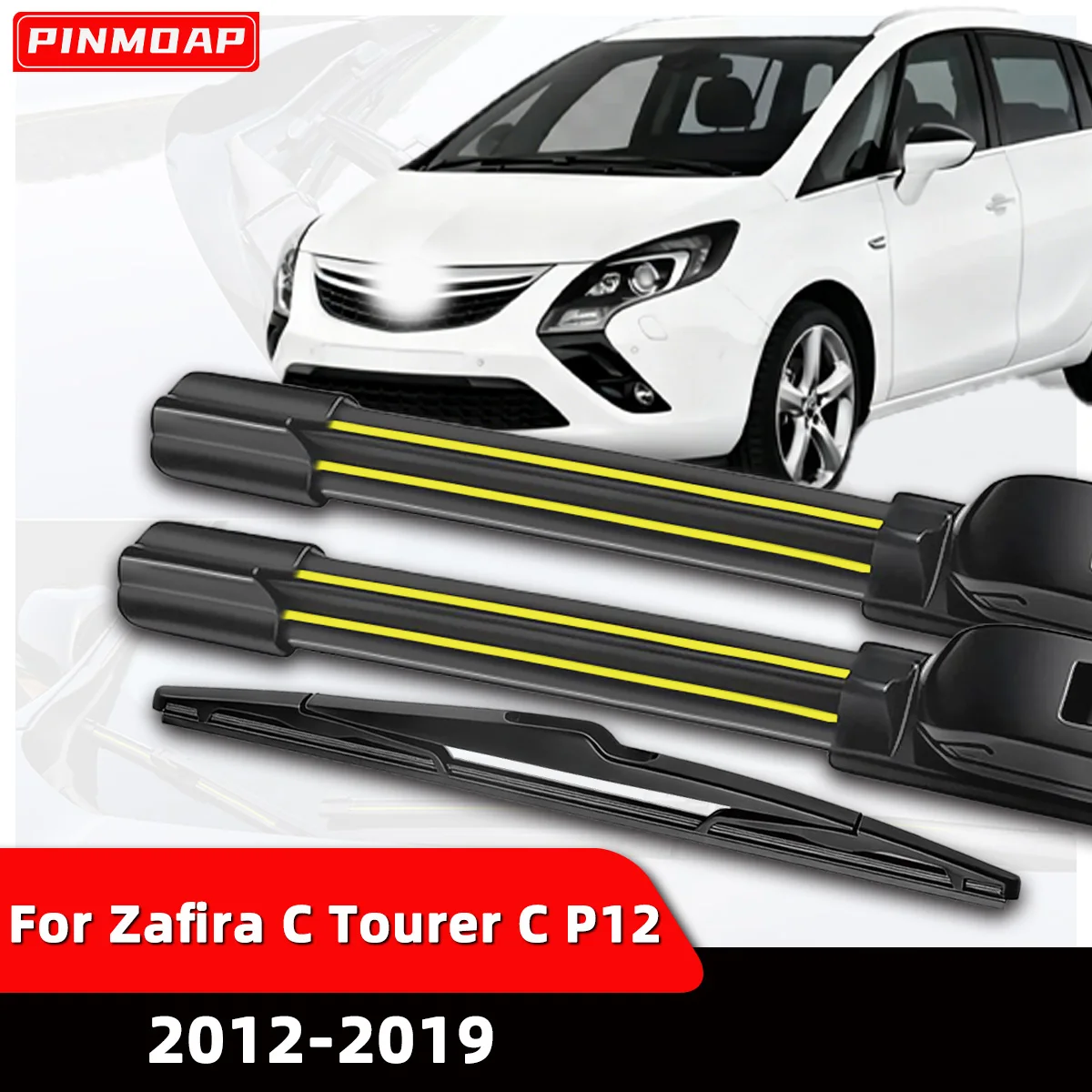 PINMOAP Car Wiper Blades Are Suitable For Opel Zafira C Tourer C P12 2012-2019 Silent High-Definition Front And Rear Wipers
PINMOAP Car Wiper Blades Are Suitable For Opel Zafira C Tourer C P12 2012-2019 Silent High-Definition Front And Rear Wipers