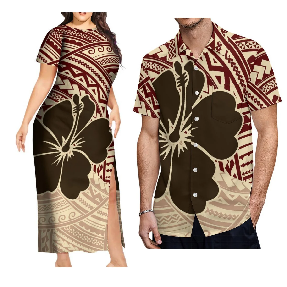 Summer Fashion Women'S Casual Dress Family Party Samoa Club Couple Suit Men'S Shirt Polynesian Formal Occasion Evening Dress
Summer Fashion Women'S Casual Dress Family Party Samoa Club Couple Suit Men'S Shirt Polynesian Formal Occasion Evening Dress