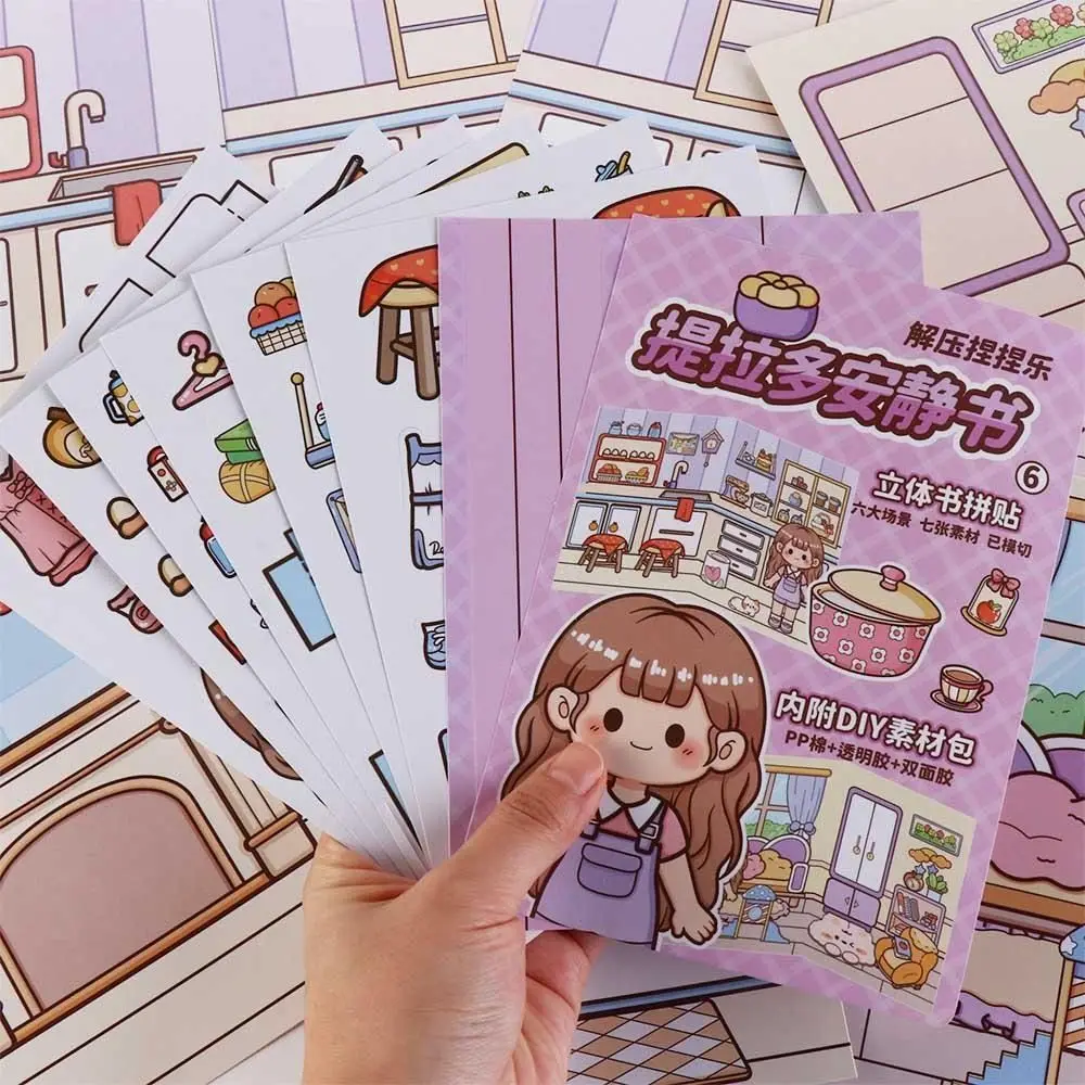 Книги для занятий, щипцы, музыка, тихая книга, наклейка, книга, аниме Telado Busy Book, мультфильм Kawaii, сделай сам, сцена, материал, наклейка, сделай сам
Книги для занятий, щипцы, музыка, тихая книга, наклейка, книга, аниме Telado Busy Book, мультфильм Kawaii, сделай сам, сцена, материал, наклейка, сделай сам