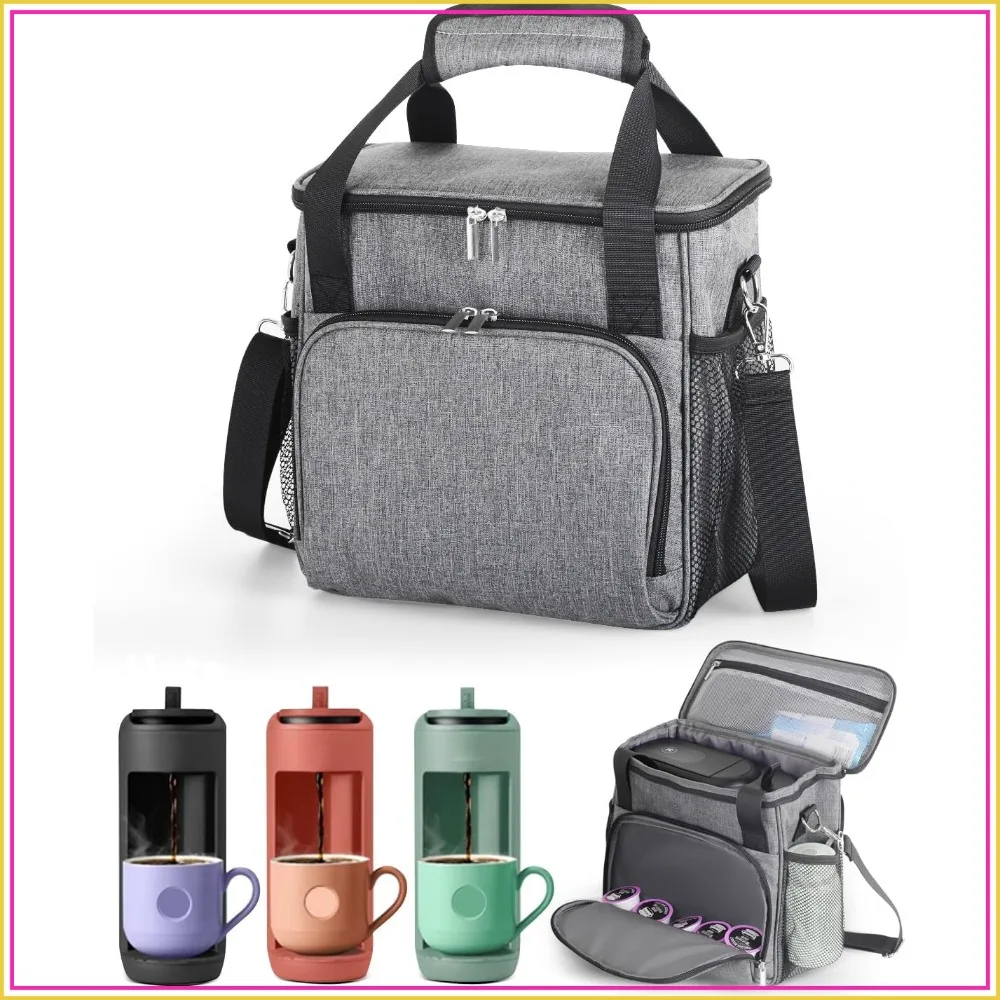 Travel Carrying Bag for Keurig K-Mini Mate Coffee Maker, Portable Storage with 3-Way Carry, Padded Multi-Pocket
Travel Carrying Bag for Keurig K-Mini Mate Coffee Maker, Portable Storage with 3-Way Carry, Padded Multi-Pocket