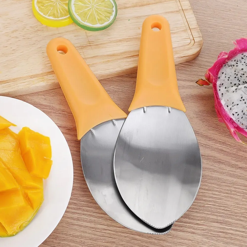 2PCS Multifunctional Mango Peeler Tool Stainless Steel Portable Mango Meat Separator Labor-saving Mango Cutter Kitchen
2PCS Multifunctional Mango Peeler Tool Stainless Steel Portable Mango Meat Separator Labor-saving Mango Cutter Kitchen
