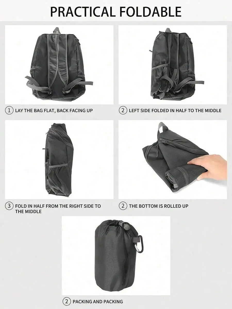 Foldable Ultralight Waterproof Travel Backpack For Men Women Hiking Camping Cycling Daypack
Foldable Ultralight Waterproof Travel Backpack For Men Women Hiking Camping Cycling Daypack