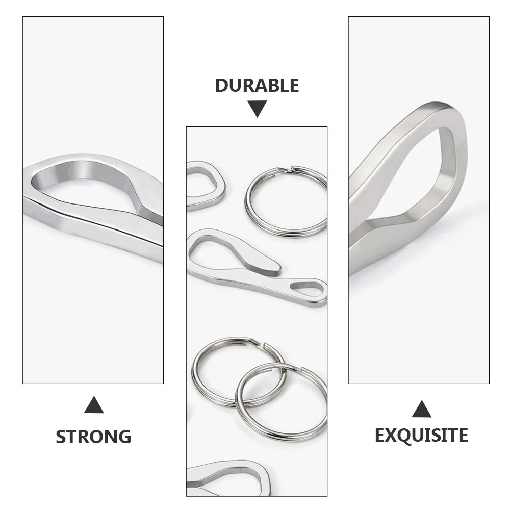 5pcs Keychain Large Stainless Steel Clips Quick Release Buckle Key Ring Hanger Backpack Camping Hiking Accessories Durable
5pcs Keychain Large Stainless Steel Clips Quick Release Buckle Key Ring Hanger Backpack Camping Hiking Accessories Durable