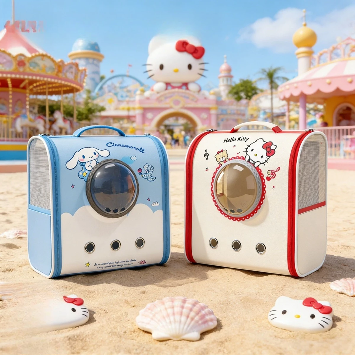 Anime Sanrio Hello Kitty Space Capsule Cat Backpack Outdoor Portable Large Capacity Ventilated Pet Travel Carrier Cartoon Kawaii
Anime Sanrio Hello Kitty Space Capsule Cat Backpack Outdoor Portable Large Capacity Ventilated Pet Travel Carrier Cartoon Kawaii