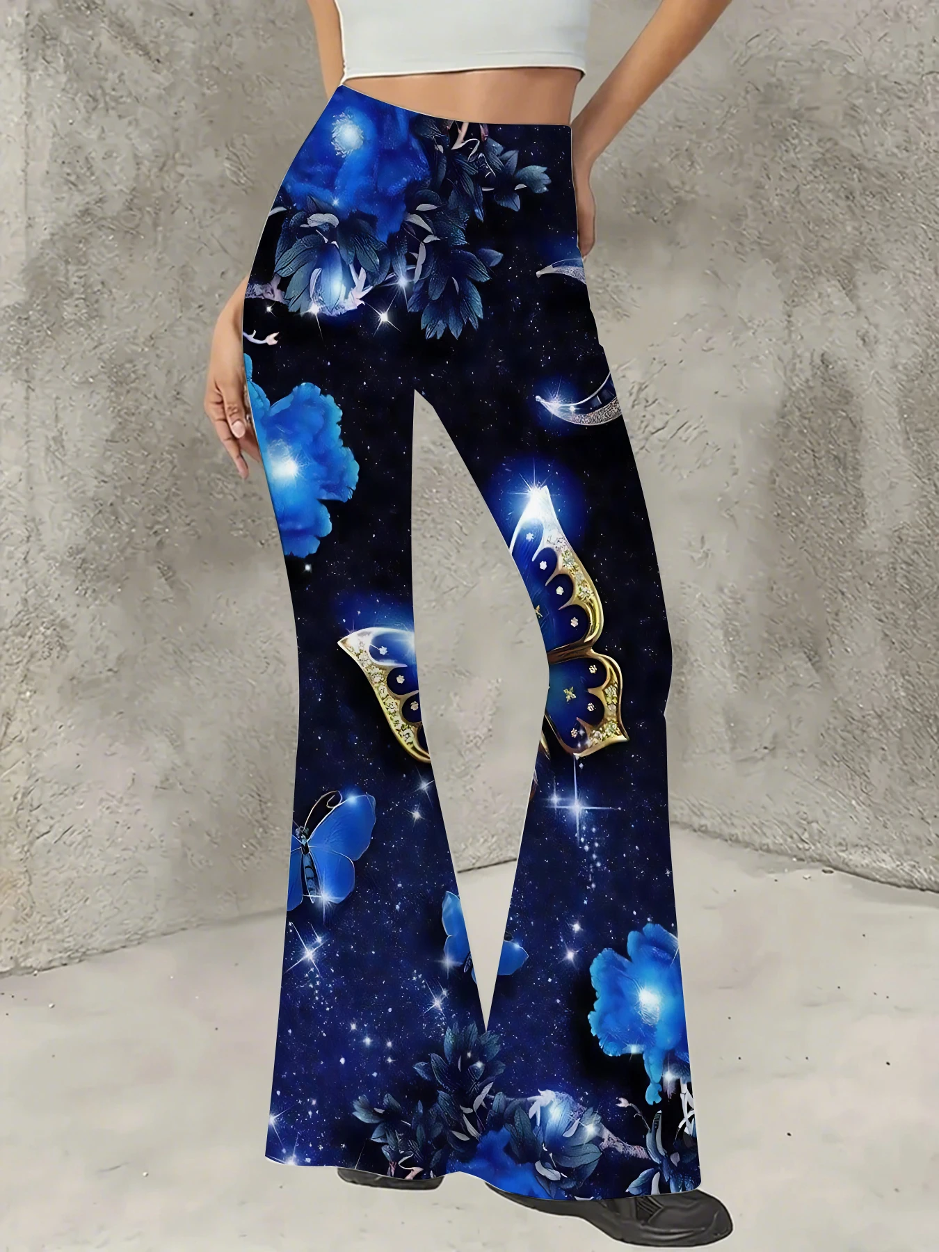 Women's Printed Flare Pants Y2K High Waist Bell Bottom Trousers Streetwear
Women's Printed Flare Pants Y2K High Waist Bell Bottom Trousers Streetwear