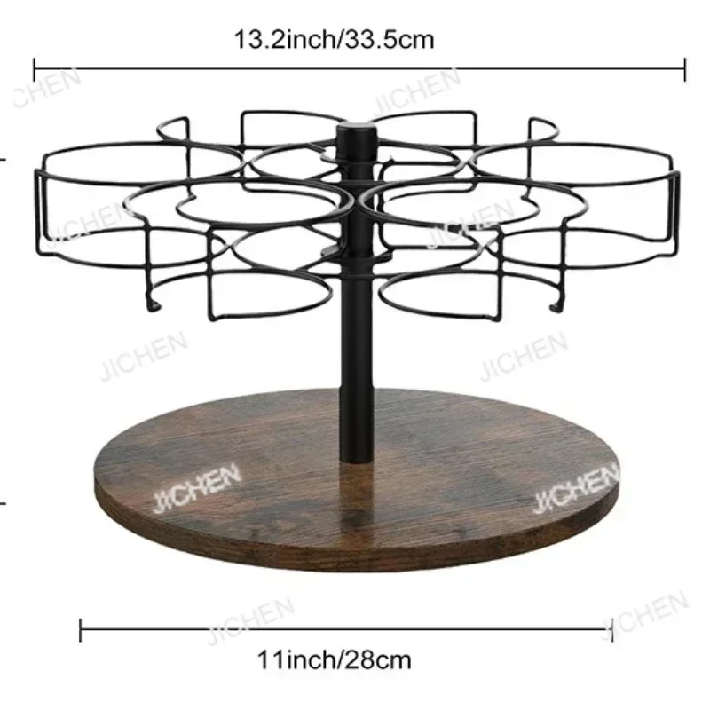 Spinning Cup Holder Desk Multipurpose Cups Holder Wooden Metal Organizer Kitchen Room Fixed Stand Decoration Accessories Items
Spinning Cup Holder Desk Multipurpose Cups Holder Wooden Metal Organizer Kitchen Room Fixed Stand Decoration Accessories Items