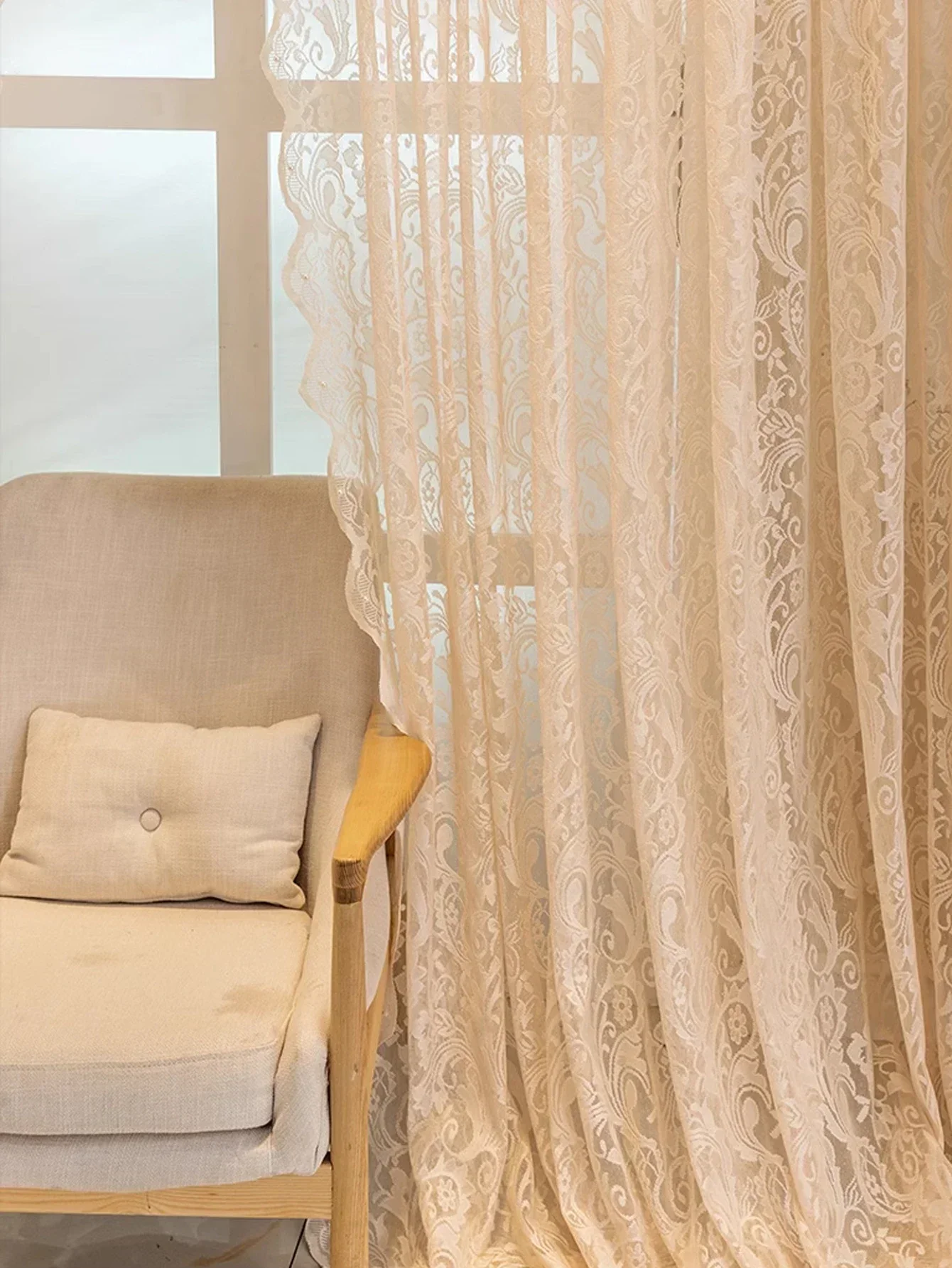 Living Room Screen Window Curtain 1PC Rural Romantic Shading Lace Bead Screen Curtain Bedroom
Living Room Screen Window Curtain 1PC Rural Romantic Shading Lace Bead Screen Curtain Bedroom