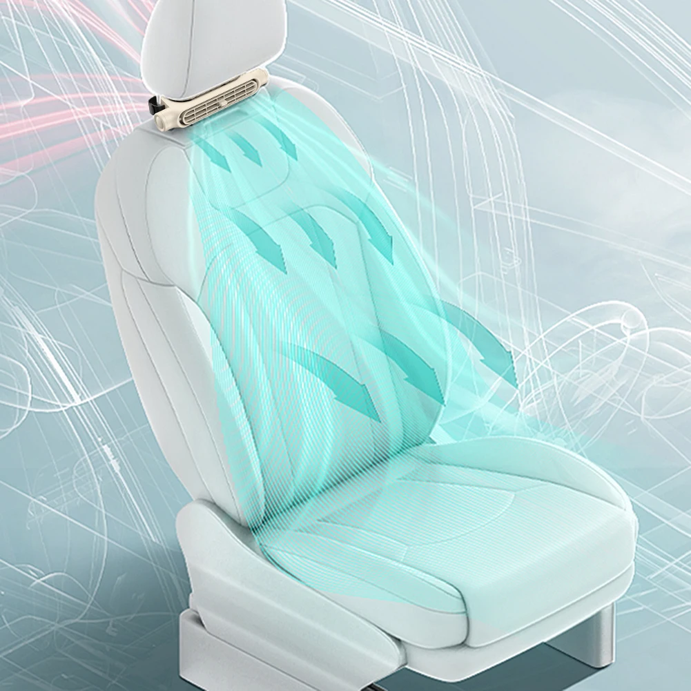 Автомобильный охладитель для шеи Портативный вентилятор для автомобильного сиденья 3-скоростной регулируемый автомобильный подголовник Охлаждающий воздушный вентилятор с питанием от USB для переднего и заднего сиденья пассажира
Автомобильный охладитель для шеи Портативный вентилятор для автомобильного сиденья 3-скоростной регулируемый автомобильный подголовник Охлаждающий воздушный вентилятор с питанием от USB для переднего и заднего сиденья пассажира