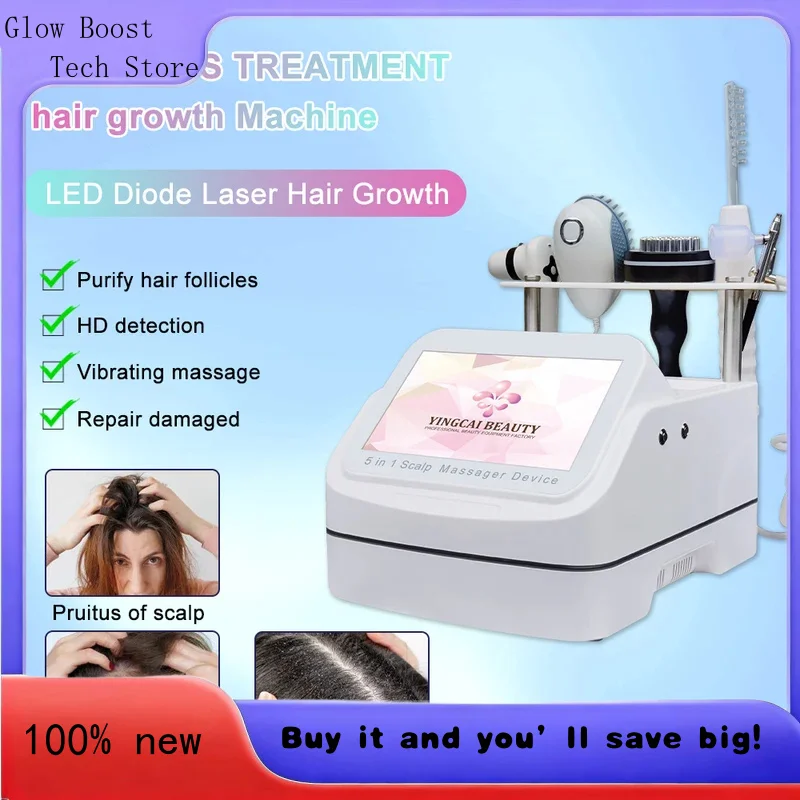 Glow q Новый массажер для кожи головы 5 в 1 с анализатором кожи Салон Спа Уход за выпадениями волос и лечение кожи головы Светодиодный рост волос
Glow q Новый массажер для кожи головы 5 в 1 с анализатором кожи Салон Спа Уход за выпадениями волос и лечение кожи головы Светодиодный рост волос