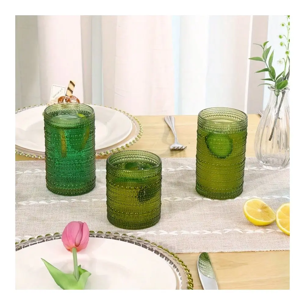 12pcs 16pcs Drinking Glasses, 12 Oz 10 Oz Glasses, Embossed Boho Glass Cups, Vintage Hobnail Drinking Glasses For Juice, Milk,
12pcs 16pcs Drinking Glasses, 12 Oz 10 Oz Glasses, Embossed Boho Glass Cups, Vintage Hobnail Drinking Glasses For Juice, Milk,
