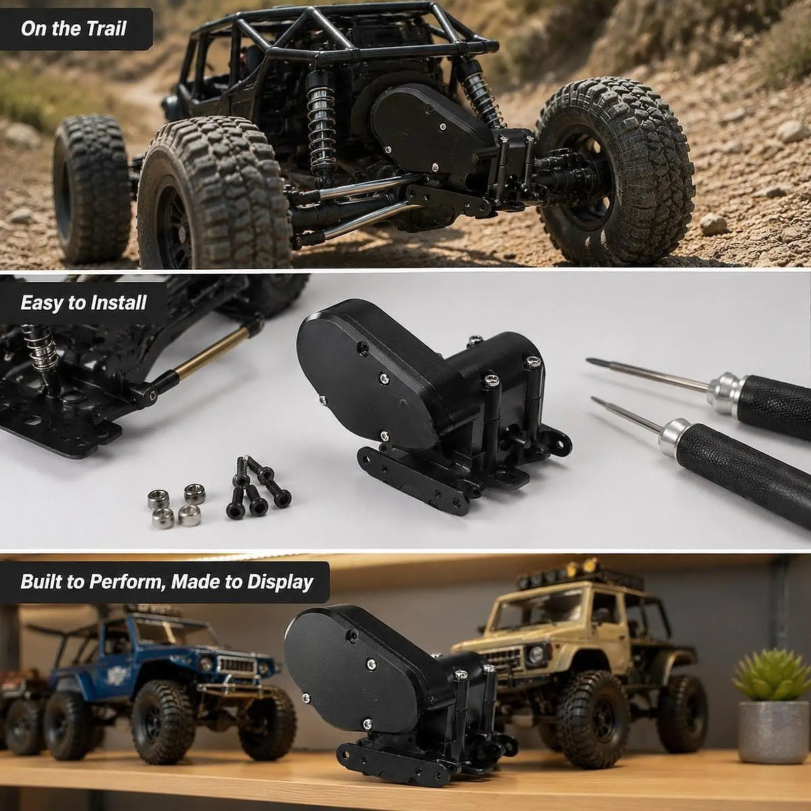Transmission Gearbox Upgrade Part Complete Professional Modification Aluminum Alloy RC Gearbox for 1/30 RC SCX30 Car Truck
Transmission Gearbox Upgrade Part Complete Professional Modification Aluminum Alloy RC Gearbox for 1/30 RC SCX30 Car Truck