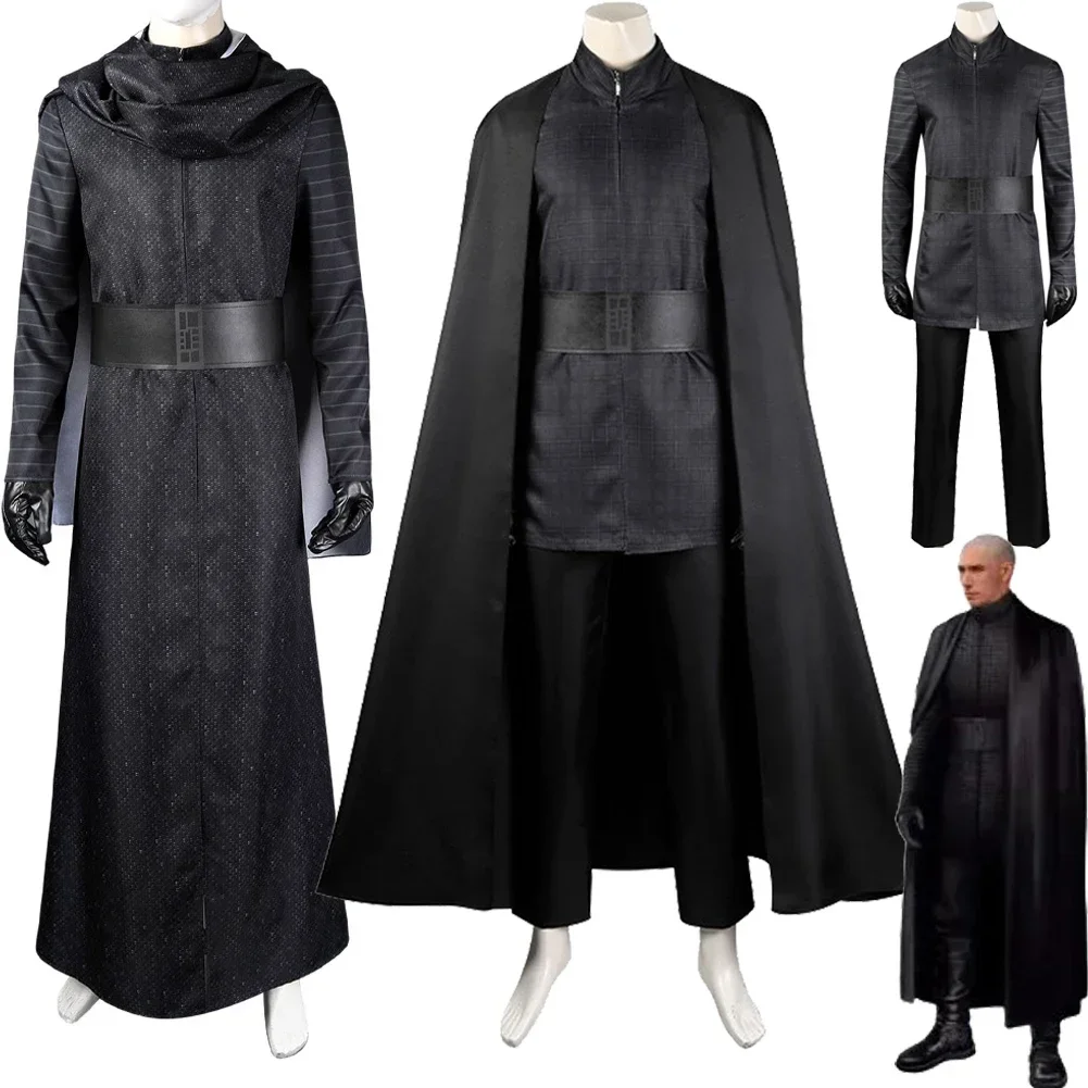 Kylo Ren Cosplay Fantasia Costume Adult Men Roleplay Long Cloak Top Pants Gloves Uniform Outfit Disguise Halloween Carnival Suit
Kylo Ren Cosplay Fantasia Costume Adult Men Roleplay Long Cloak Top Pants Gloves Uniform Outfit Disguise Halloween Carnival Suit