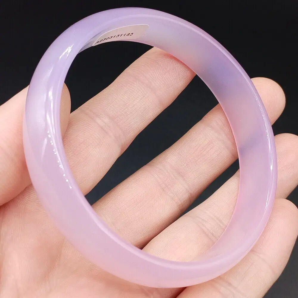 Certified GENUINE Asia Natural Pink Agate Jade Bangle Bracelet Inner 66.00mm
Certified GENUINE Asia Natural Pink Agate Jade Bangle Bracelet Inner 66.00mm