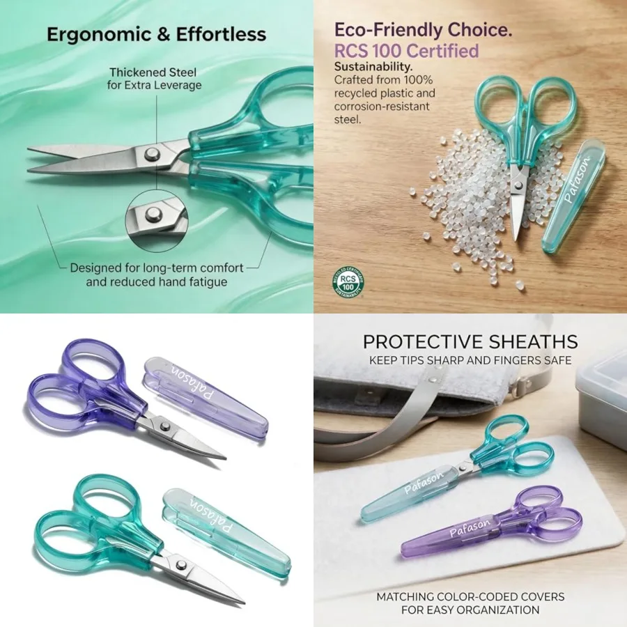 Small Travel Embroidery Scissors Set Curved Straight Tip All Purpose for Quilting Sewing Knitting Crafting Cross Stitch Crochet
Small Travel Embroidery Scissors Set Curved Straight Tip All Purpose for Quilting Sewing Knitting Crafting Cross Stitch Crochet