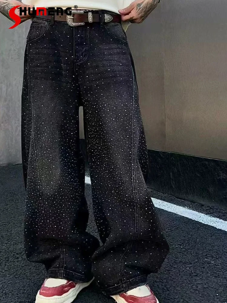 2026 Men's Spring New Hot Diamond Starry Sky Design Jeans Loose Comfort Denim Pants Handsome High Street Straight Denim Trousers
2026 Men's Spring New Hot Diamond Starry Sky Design Jeans Loose Comfort Denim Pants Handsome High Street Straight Denim Trousers