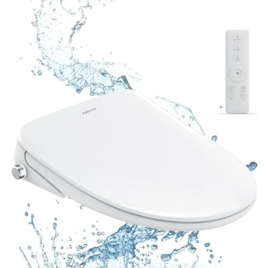 Smart toilet seat for home use, ceramic material, white color, with self-cleaning nozzle, adjustable warm water, deodorizer, ai
Smart toilet seat for home use, ceramic material, white color, with self-cleaning nozzle, adjustable warm water, deodorizer, ai