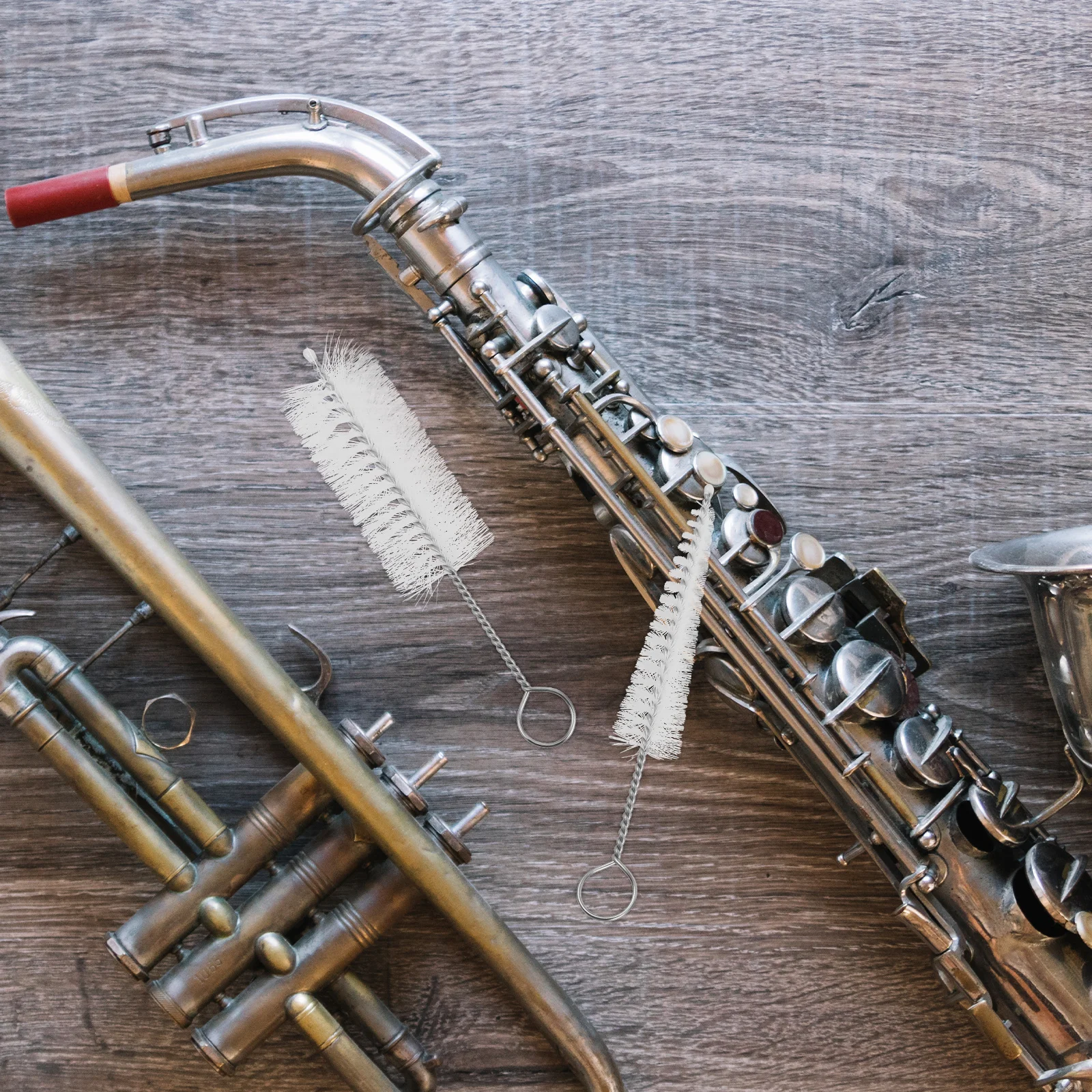 Wind Instrument Cleaning Brush Set for Trumpet Flute Saxophone Plastic Brushes Portable Design Effective Solution Musicians
Wind Instrument Cleaning Brush Set for Trumpet Flute Saxophone Plastic Brushes Portable Design Effective Solution Musicians