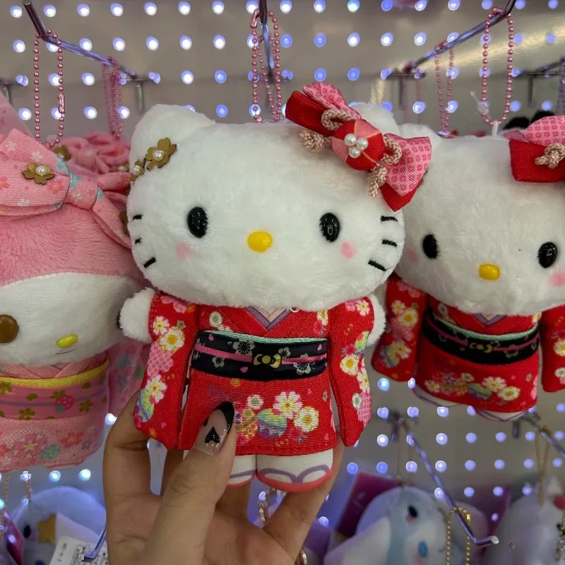 Cute Sanrios Hello Kitty Kuromi My Melody Kimono Limited Plush Doll Kawaii Keychain Pendant Anime Doll Halloween Christmas Gifts 
Cute Sanrios Hello Kitty Kuromi My Melody Kimono Limited Plush Doll Kawaii Keychain Pendant Anime Doll Halloween Christmas Gifts