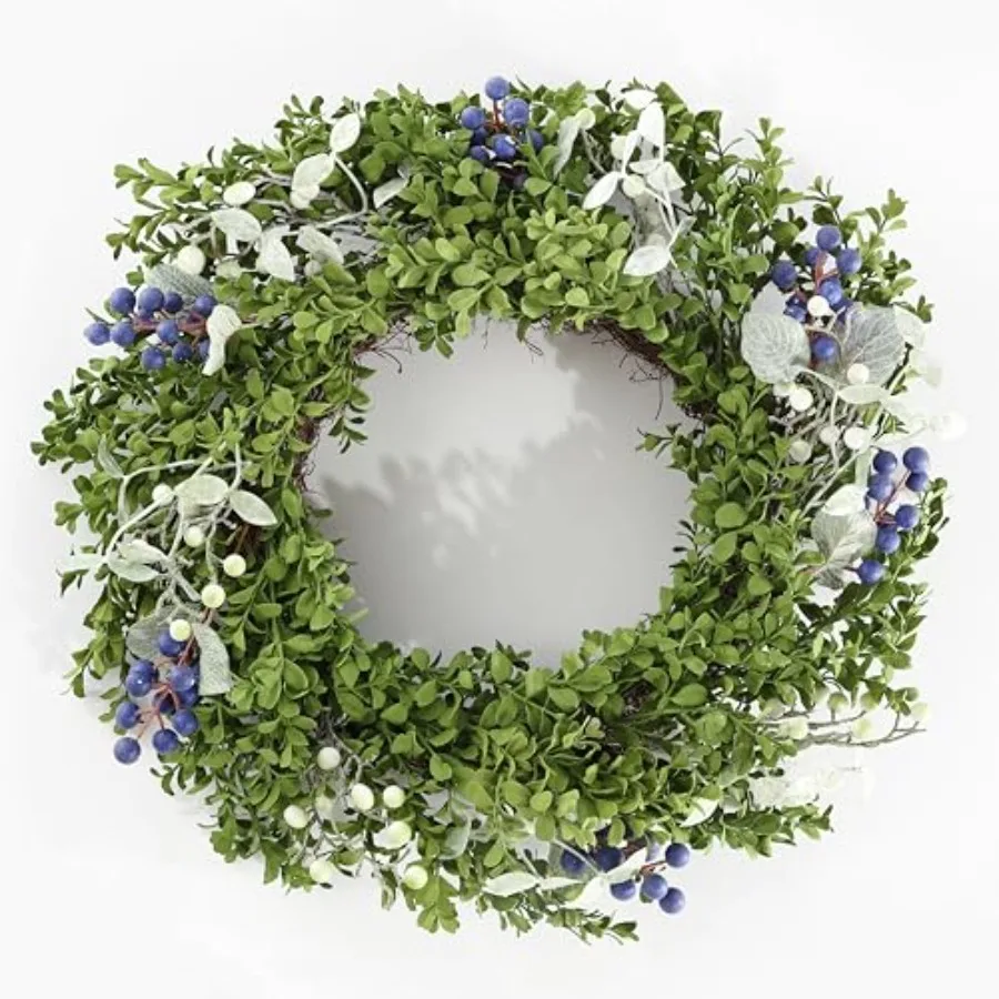 Home Collection Faux Artificial 24-inch Boxwood Berry Decorative Wreath
Home Collection Faux Artificial 24-inch Boxwood Berry Decorative Wreath