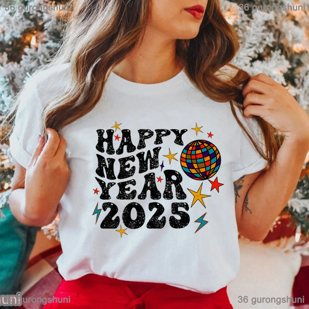 2025 Happy New Year Print T Shirt Girls In My 2025 Era Tshirt Women Fashion Short Sleeve T-Shirt Female Harajuku Shirt
2025 Happy New Year Print T Shirt Girls In My 2025 Era Tshirt Women Fashion Short Sleeve T-Shirt Female Harajuku Shirt
