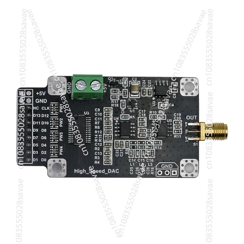 DAC904 high-speed DAC module 14-bit 165M sampling waveform generation digital-to-analog converter FPGA development support
DAC904 high-speed DAC module 14-bit 165M sampling waveform generation digital-to-analog converter FPGA development support