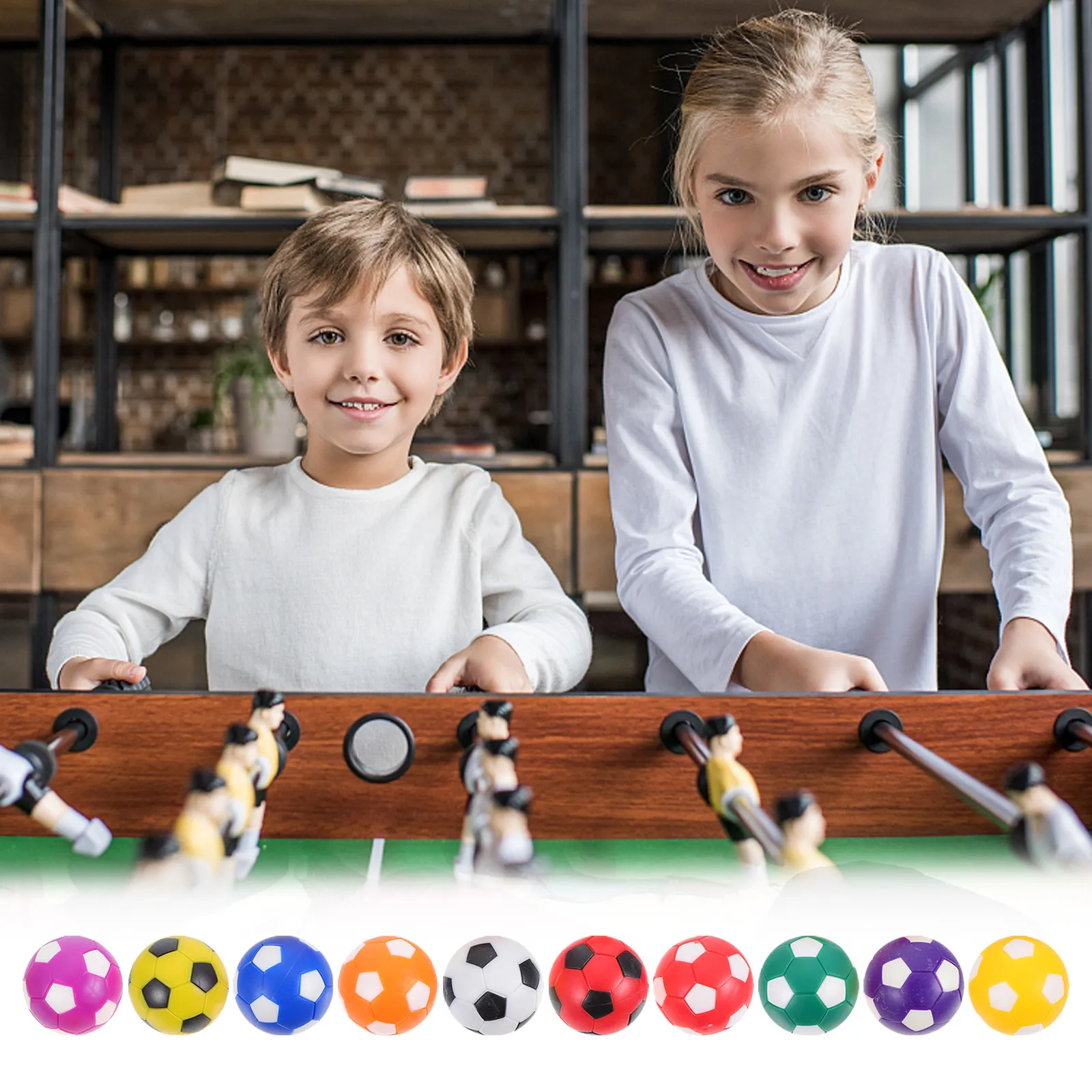 10Pcs Safe Lightweight Plastic Foosball Replacement Balls Table Soccer Accessories Vibrant Design for Indoor Table
10Pcs Safe Lightweight Plastic Foosball Replacement Balls Table Soccer Accessories Vibrant Design for Indoor Table