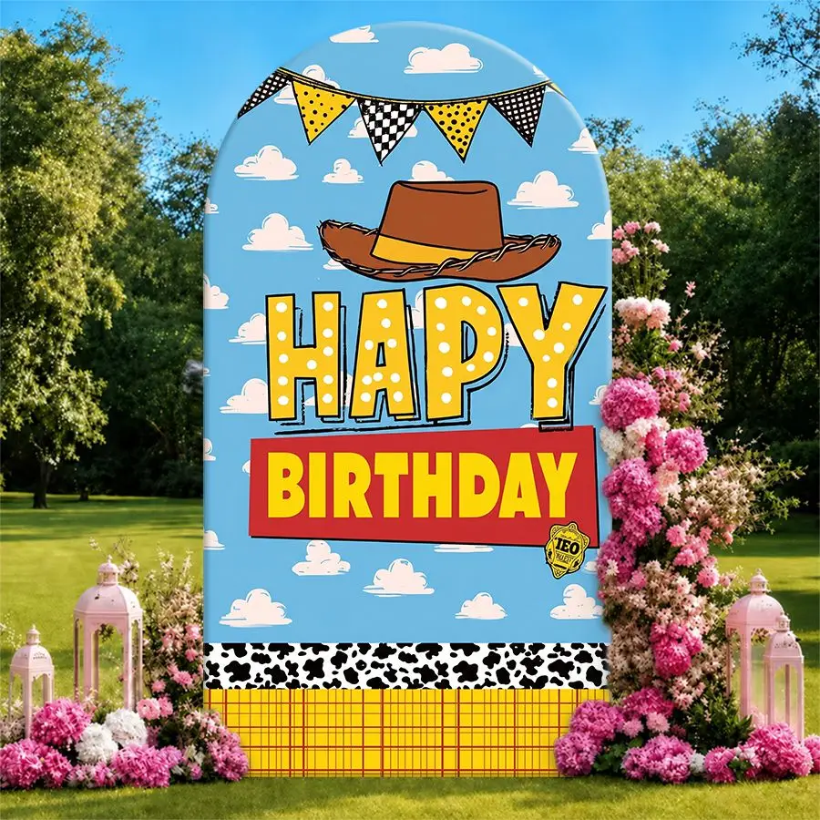 Cowboy Hat Happy Birthday Arch Backdrop Cover Party Backdrop Fabric Cover Birthday Party Photo Wall Background Event Decoration
Cowboy Hat Happy Birthday Arch Backdrop Cover Party Backdrop Fabric Cover Birthday Party Photo Wall Background Event Decoration