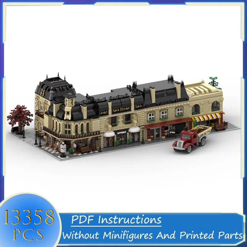 Street View Series Modular Old Street MOC Building Blocks City Architecture Model DIY Assembly Collection Bricks Toys Gifts
Street View Series Modular Old Street MOC Building Blocks City Architecture Model DIY Assembly Collection Bricks Toys Gifts