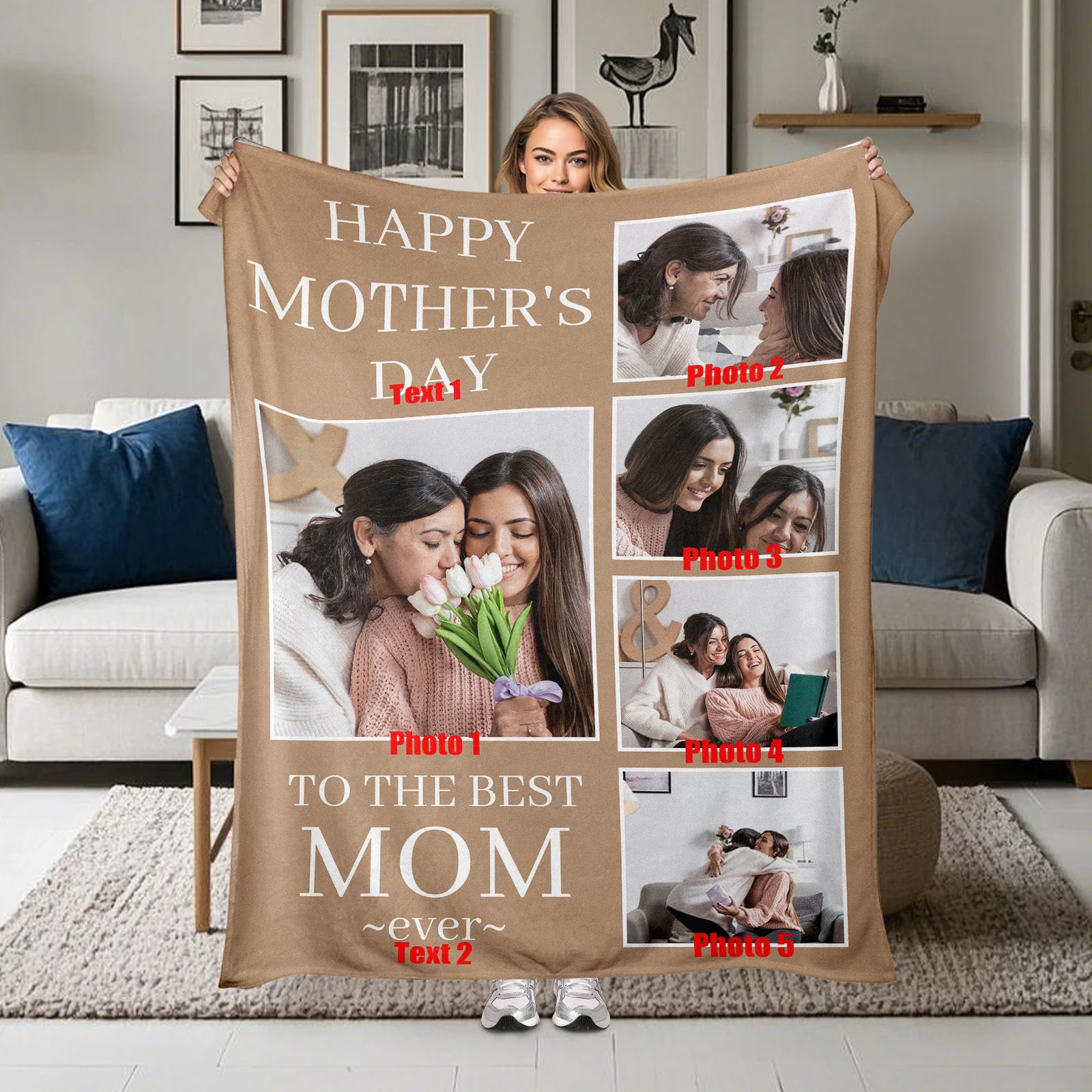 Custom Photo Memorial Blanket For Mother Personalized Keepsake Gift To Cherish And Honor Her Legacy With Warmth And Love
Custom Photo Memorial Blanket For Mother Personalized Keepsake Gift To Cherish And Honor Her Legacy With Warmth And Love