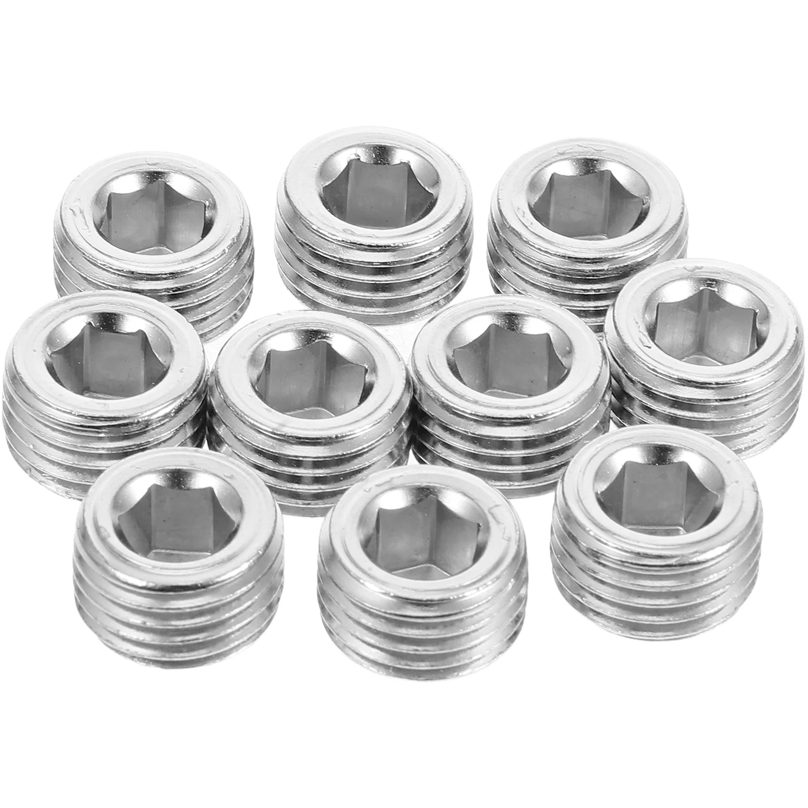 10 Pcs Plug Seal Npt Metalwork Head Pipe Fitting Socket Drainage Caulk Tube Tip Covers Countersunk Stainless
10 Pcs Plug Seal Npt Metalwork Head Pipe Fitting Socket Drainage Caulk Tube Tip Covers Countersunk Stainless