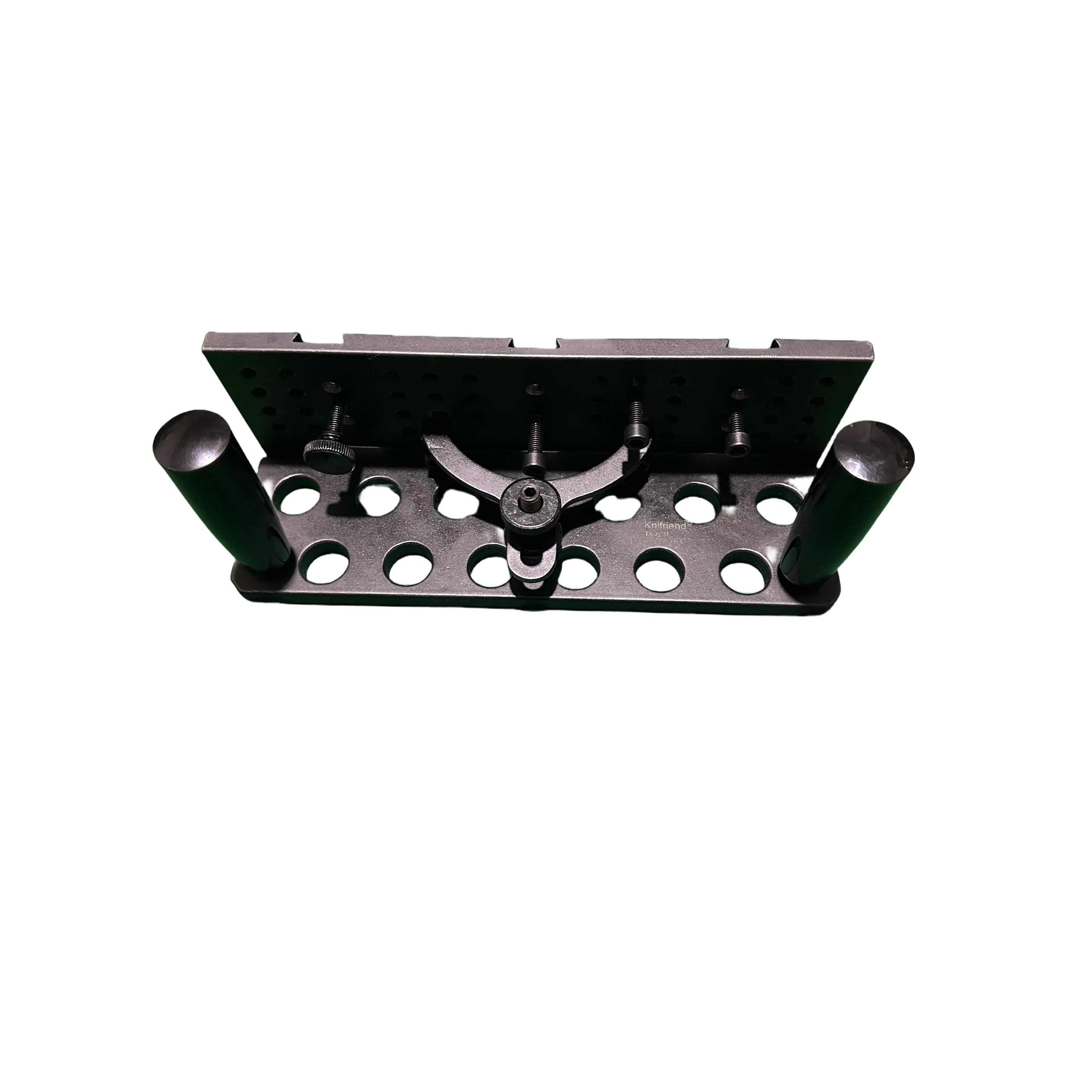 CNC machining handheld open V clip knife sharpening artifact. Dovetail groove design quick positioning sharpening rack
CNC machining handheld open V clip knife sharpening artifact. Dovetail groove design quick positioning sharpening rack
